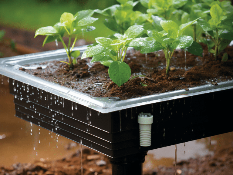Pflanzen mit Regenwasser wässern und Kosten sparen