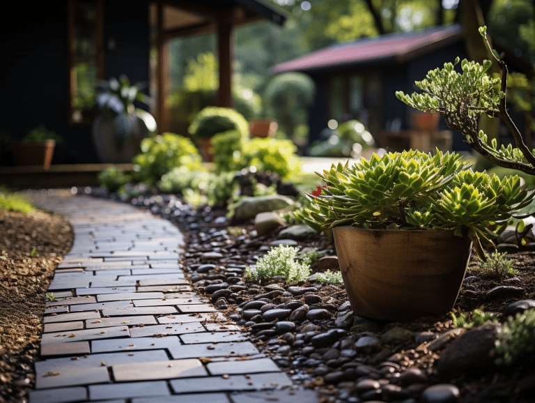 Moderne Garten- und Pflasterwege für private Gärten