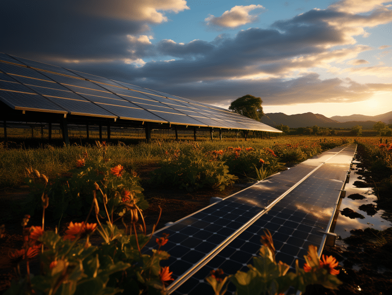 Erneuerbare und regenerative Energien - Solar und Windkraft